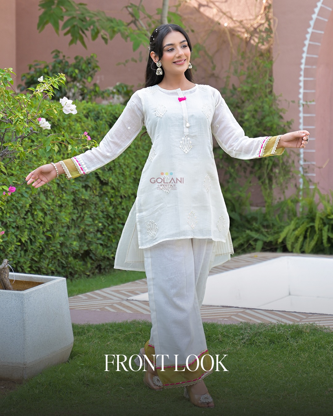 The White Chikankari & Designer Suits